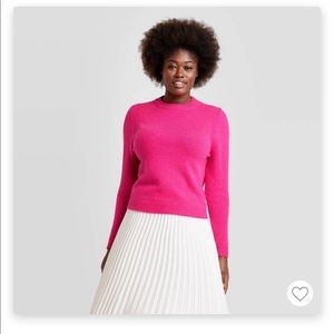 a new day Pink Crewneck Sweater Size M